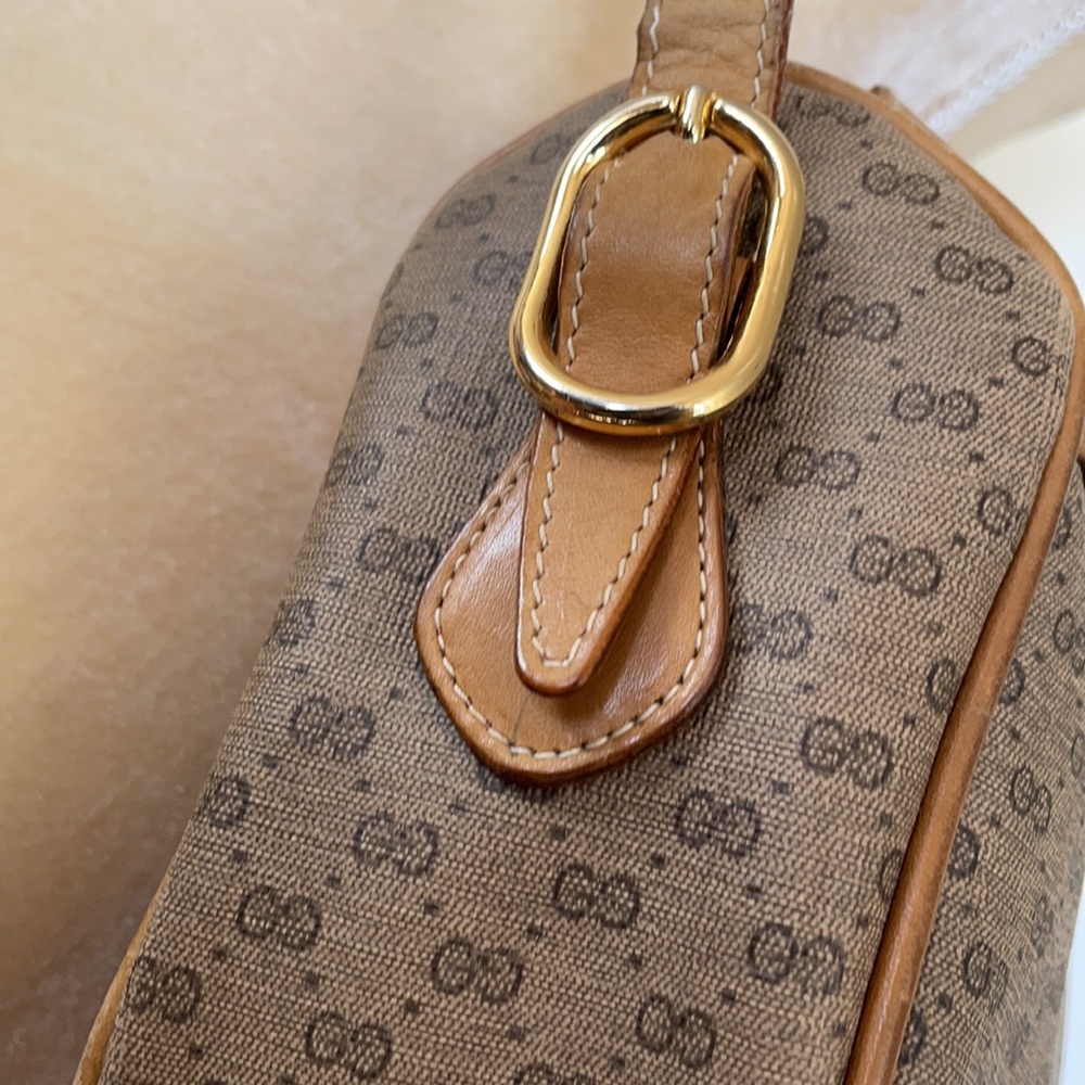 Vintage Gucci crossbody bag tan beige - Picture 15 of 16